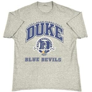 Vintage 1999 NCAA Final Four T Shirt Duke University Blue Devils Fits Sz L Tampa